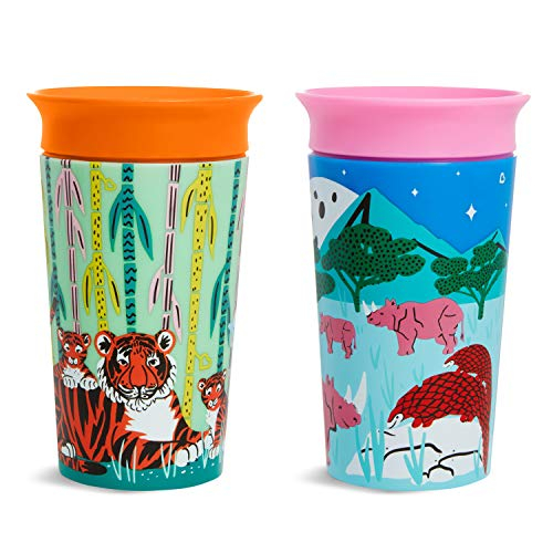 Foto 2 pulgar | Venta Internacional - Munchkin Miracle 360 ​​wildlove Sippy Cup, 9 Oz, 2 Paquete, Tigre/rinocerontes