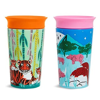 Foto 1 | Venta Internacional - Munchkin Miracle 360 wildlove Sippy Cup, 9 Oz, 2 Paquete, Tigre/rinocerontes
