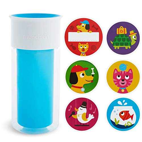 Foto 2 pulgar | Venta Internacional - Munchkin Miracle 360 ​​sippy Cup, Incluye Pegatinas Para Personalizar La Copa, 9 Onzas, Azul