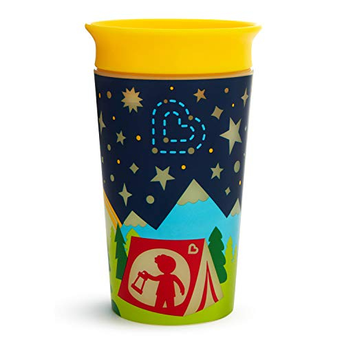 Foto 2 pulgar | Venta Internacional - Munchkin Miracle 360 ​​grados Glow In The Dark Sippy Cup, 9 Oz, Camping, Amarillo