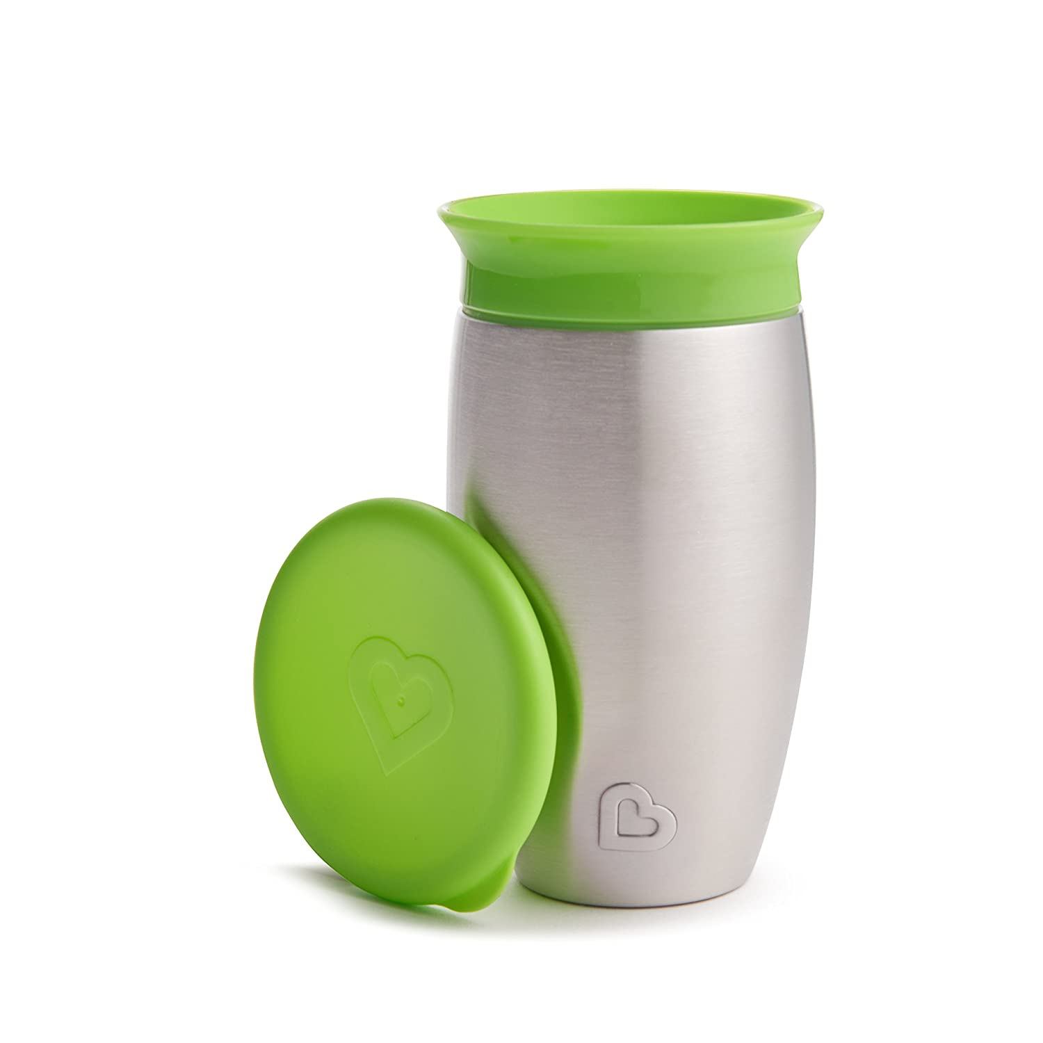 Foto 2 pulgar | Venta International - Munchkin Miracle Sculpe Steel 360 Sippy Cup, Verde, 10 Onzas