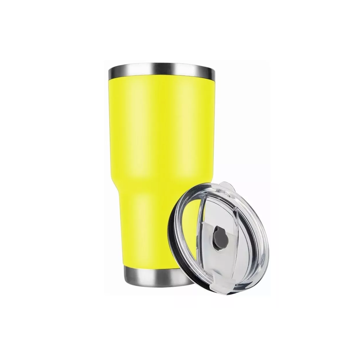 Termo Eo Safe Imports Esi-5426 color Amarillo de Acero Inoxidable Caliente y Frío de 30 OZ