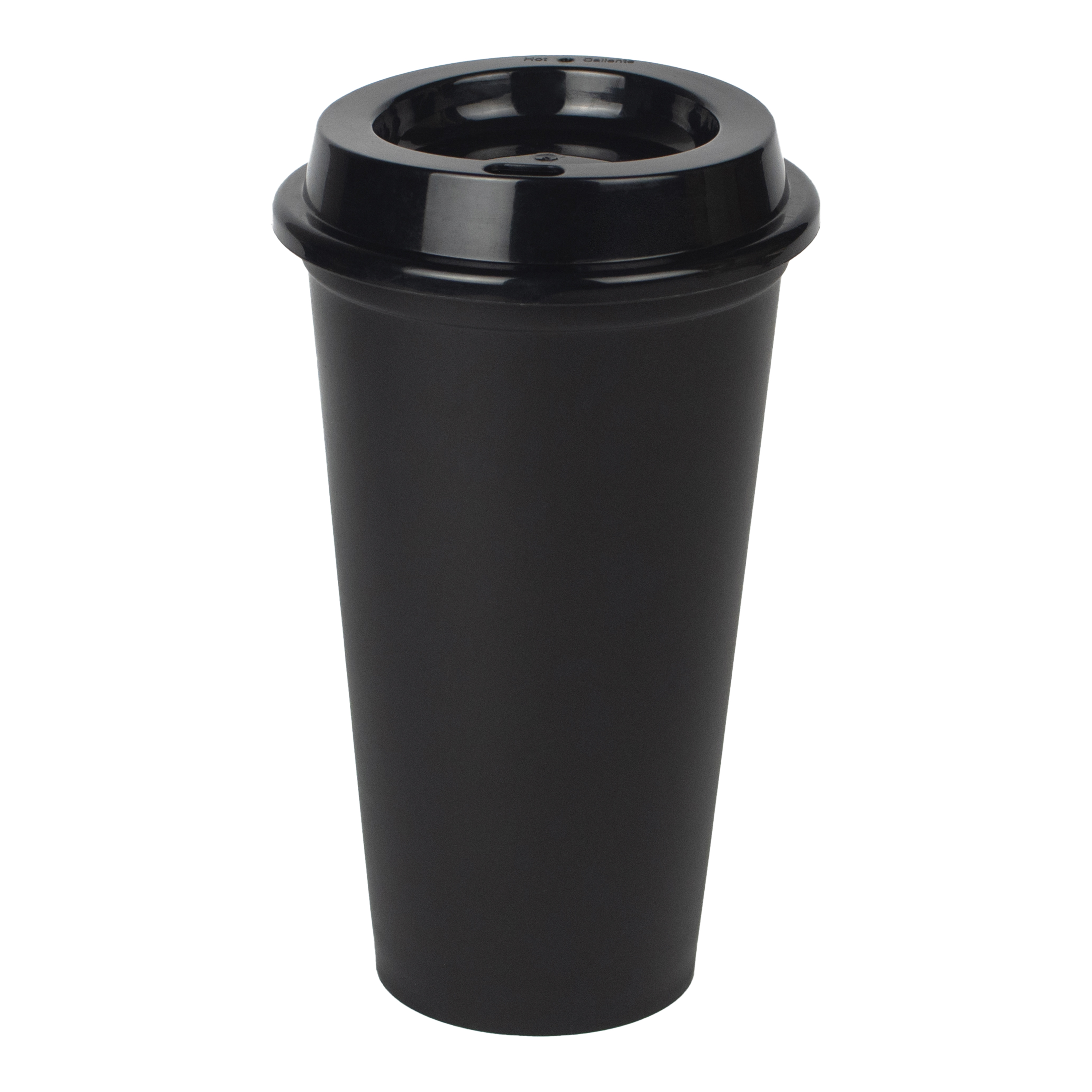 Foto 2 pulgar | Vaso Para Café Con Tapa | Atmos Homeware | Vaso Cafetero De Plástico De 16 Oz. | Paquete De 50 Vasos Color Negro