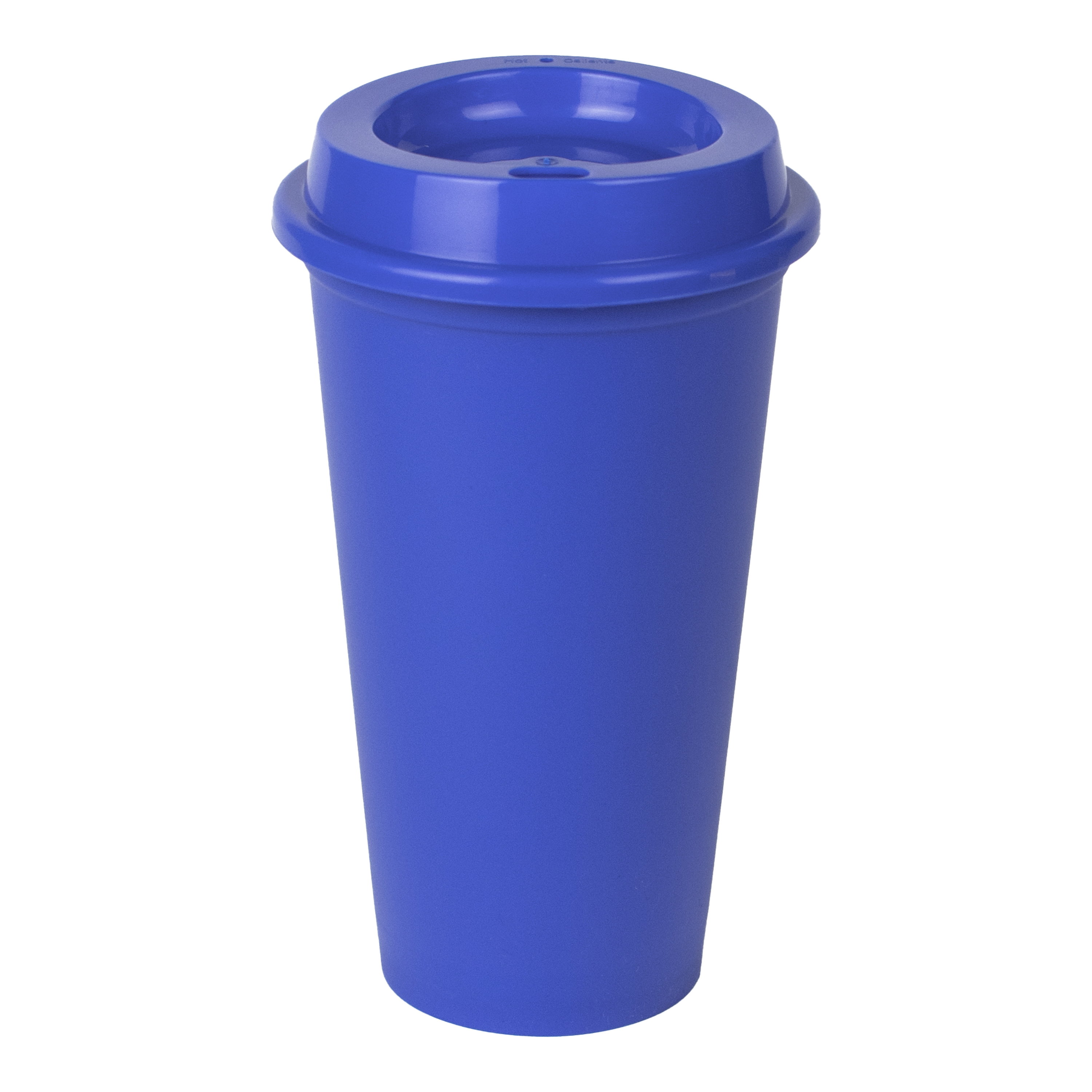 Foto 1 | Vaso Para Café Con Tapa | Atmos Homeware | Vaso Cafetero De Plástico De 16 Oz. | Paquete De 10 Vasos Color Azul Oscuro