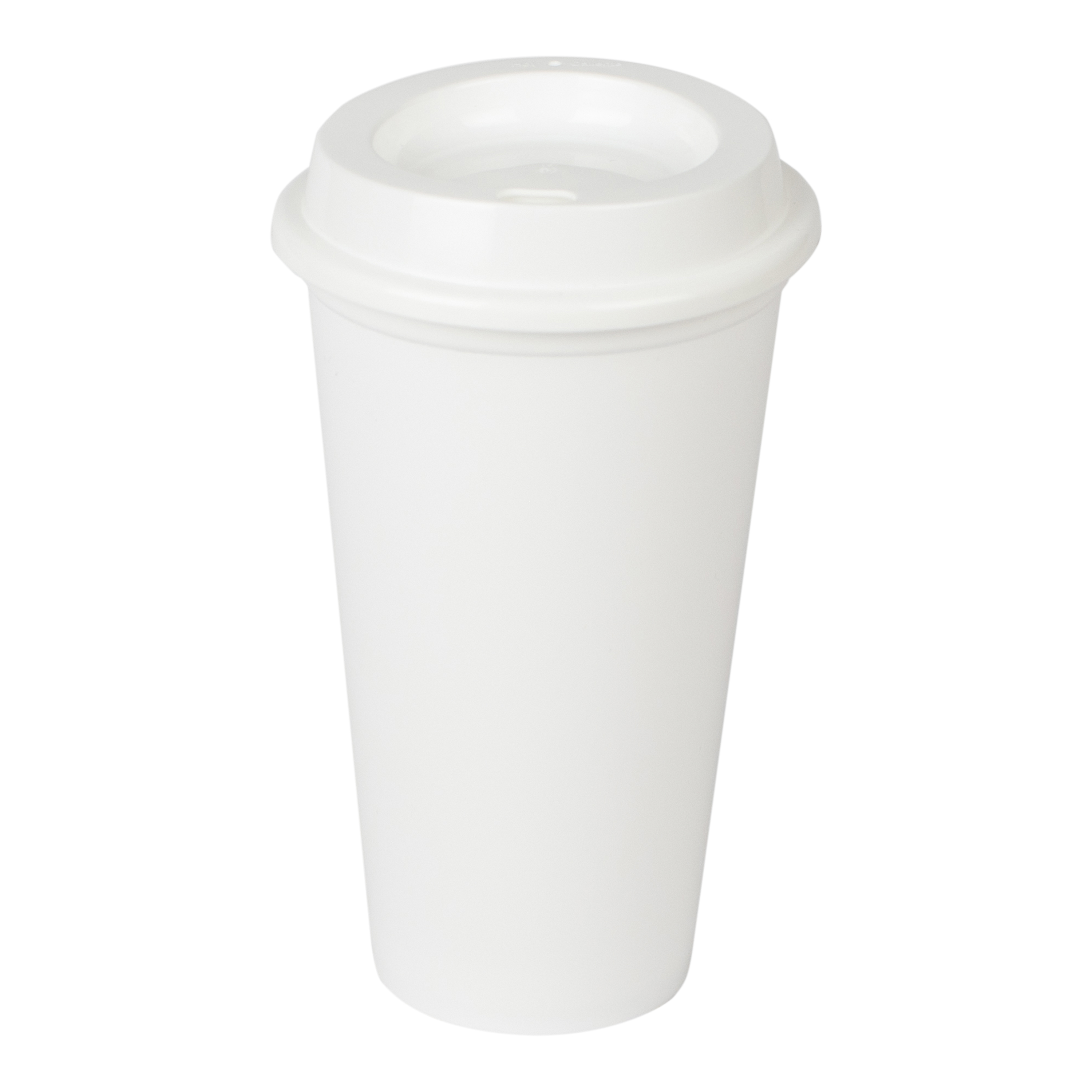 Foto 2 pulgar | Vaso Para Café Con Tapa | Atmos Homeware | Vaso Cafetero De Plástico De 16 Oz. | Paquete De 10 Vasos Color Blanco