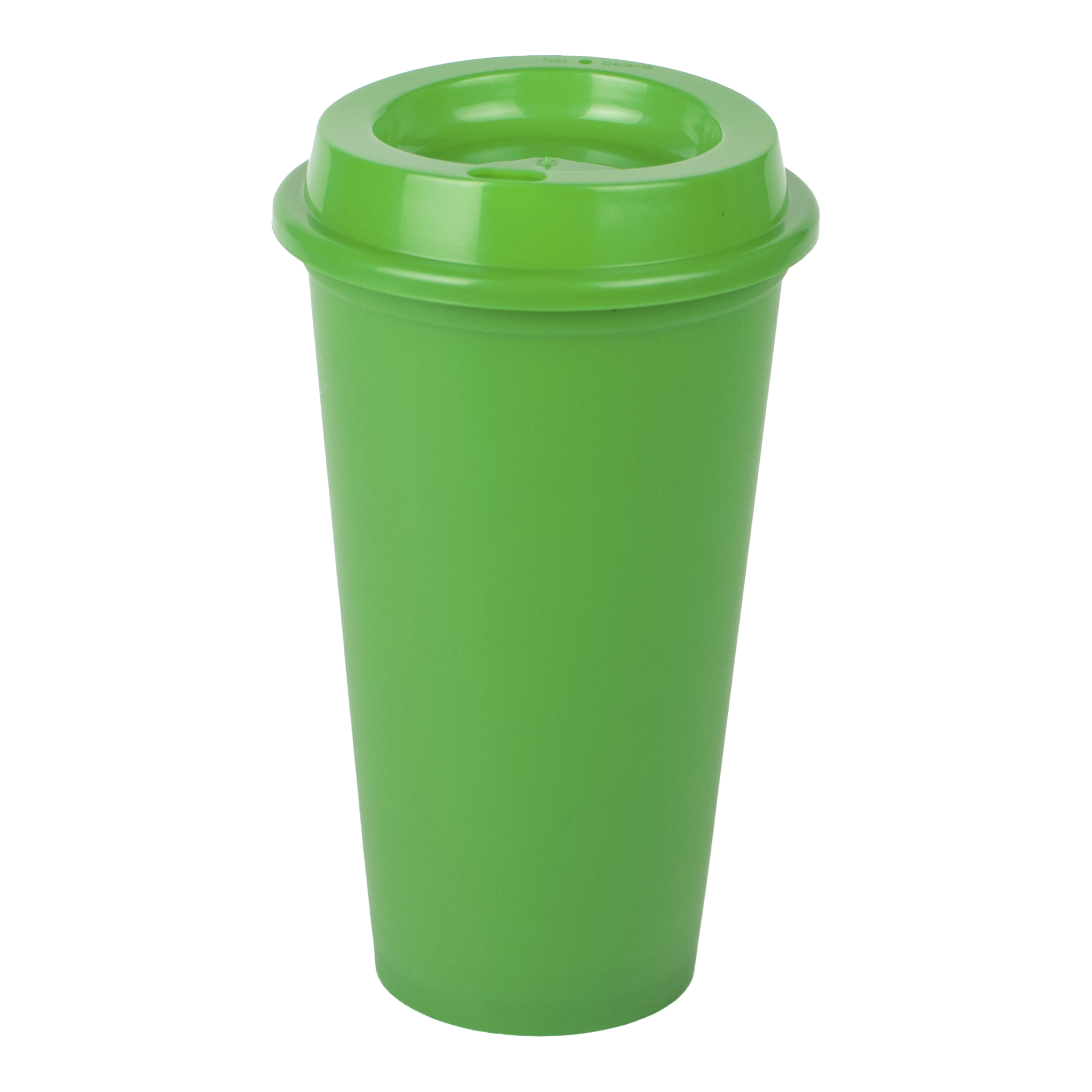 Foto 1 | Vaso para Café con Tapa Atmos Homeware color Verde de Plástico 16 OZ Paquete de 10 Vasos