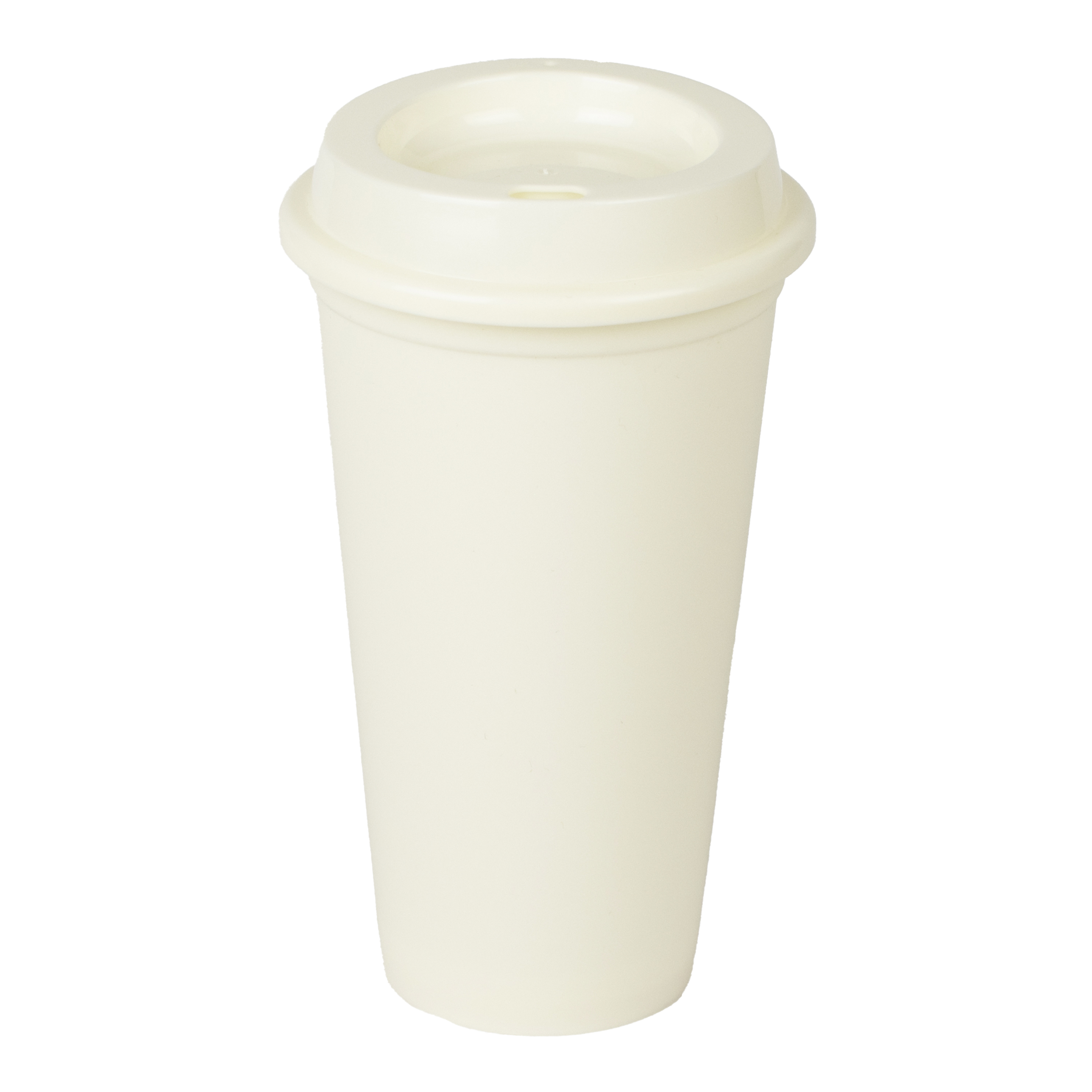 Foto 2 pulgar | Vaso para Café con Tapa Atmos Homeware color Marfil de Plástico 16 OZ Paquete de 10 Vasos