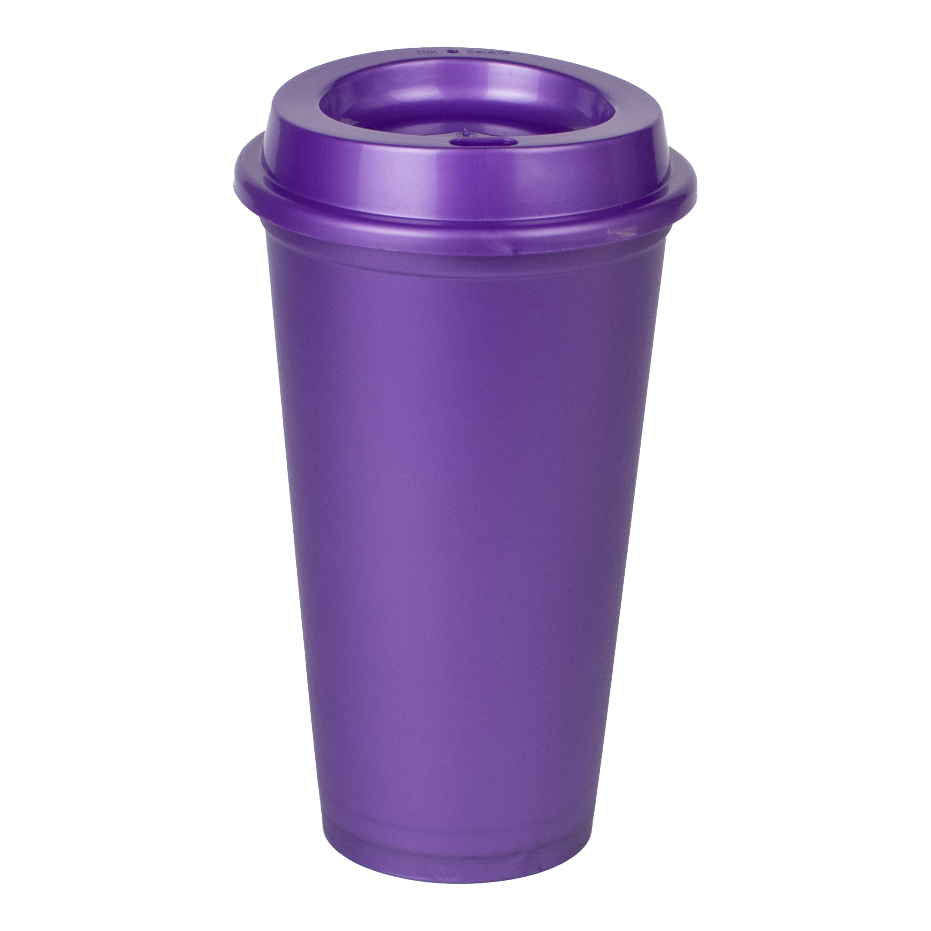 Foto 2 pulgar | Vaso Atmos Homeware con Tapa Plástico 16 Oz 10 Piezas Morado