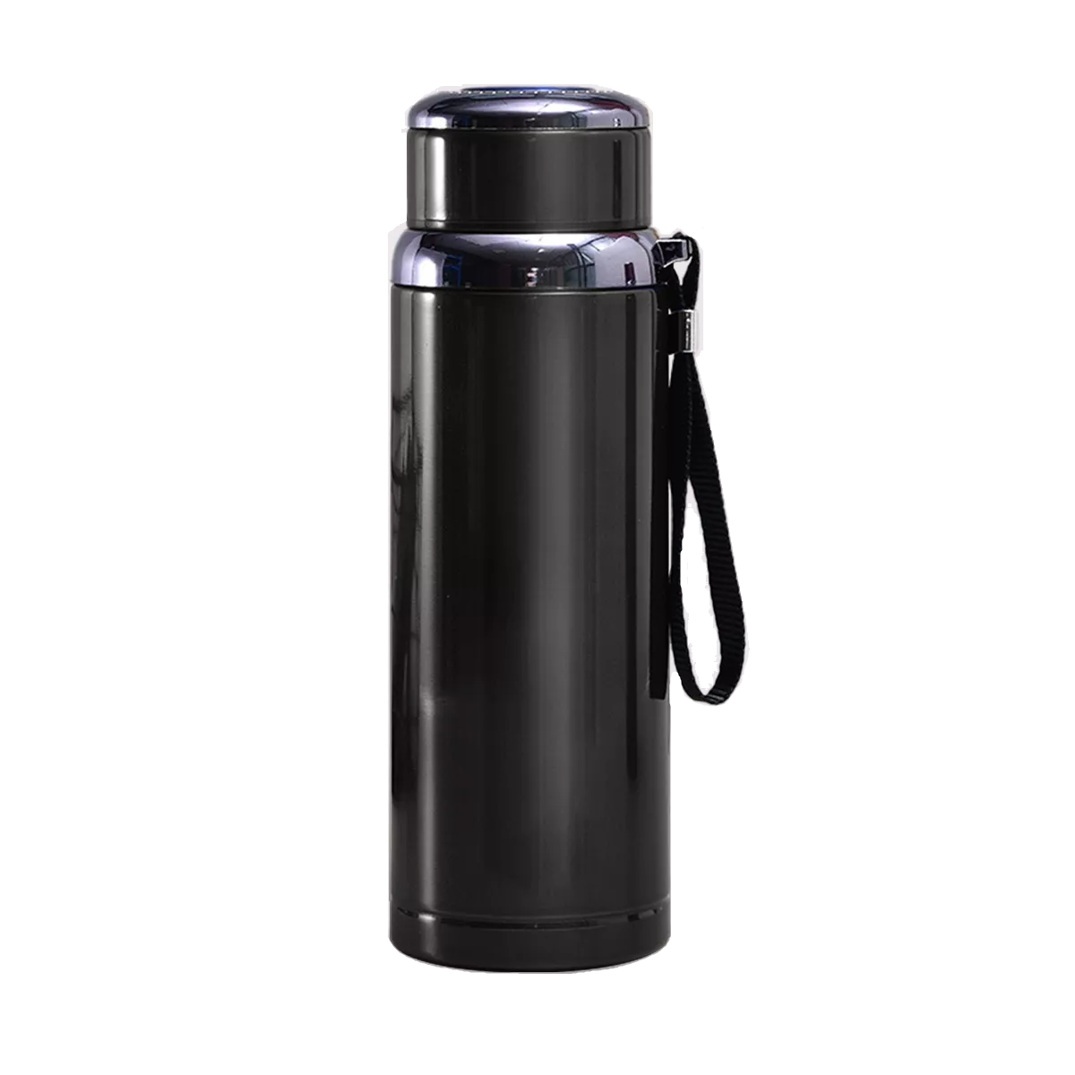 Termo de Acero Inoxidable Aislado al Vacío 1000 ml Eo Safe Imports Esi-6521 color Negro