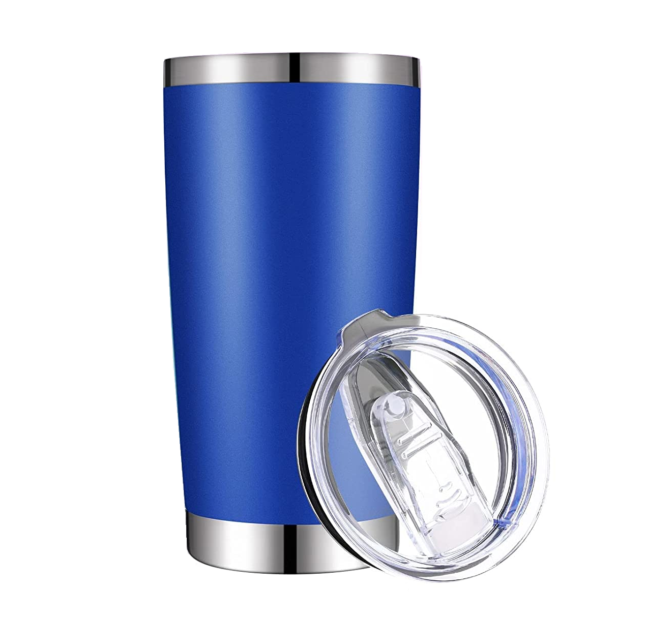 Vaso Térmico Portátil de Acero Inoxidable 20oz Eo Safe Imports Esi-6823 color Azul