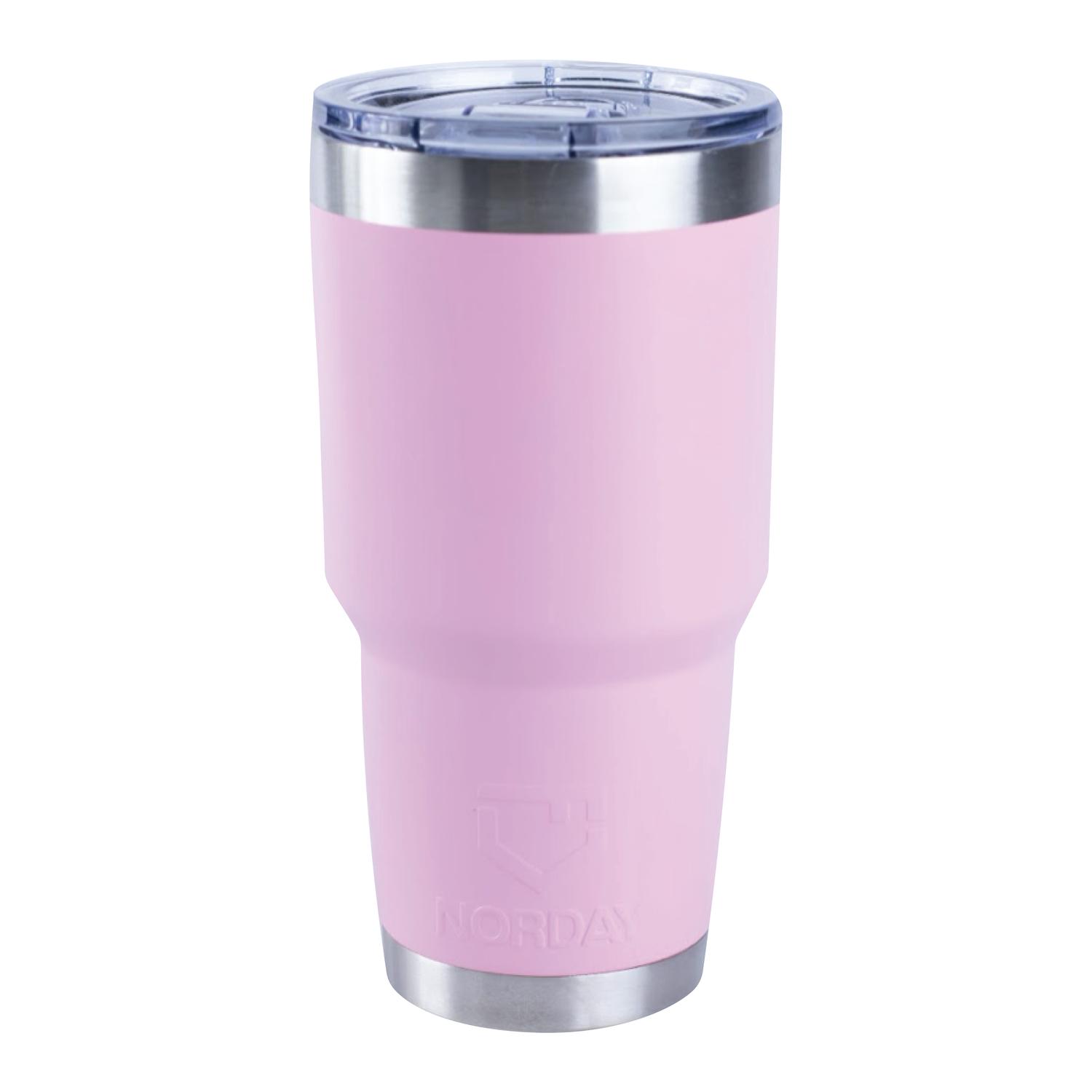 Foto 2 pulgar | Vaso de Acero Inoxidable NORDAY 30TBLACK color Rosa Termo Tumbler 30 OZ Mantiene Temp 8 a 24 HRS Super Resistente