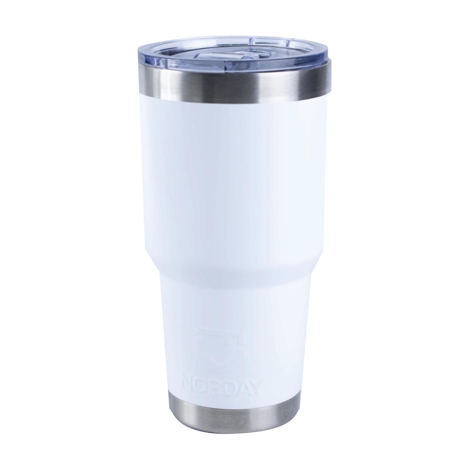 Foto 2 pulgar | Vaso de Acero Inoxidable NORDAY 30TBLACK color Blanco Termo Tumbler 30 OZ Mantiene Temp 8 a 24 HRS Super Resistente