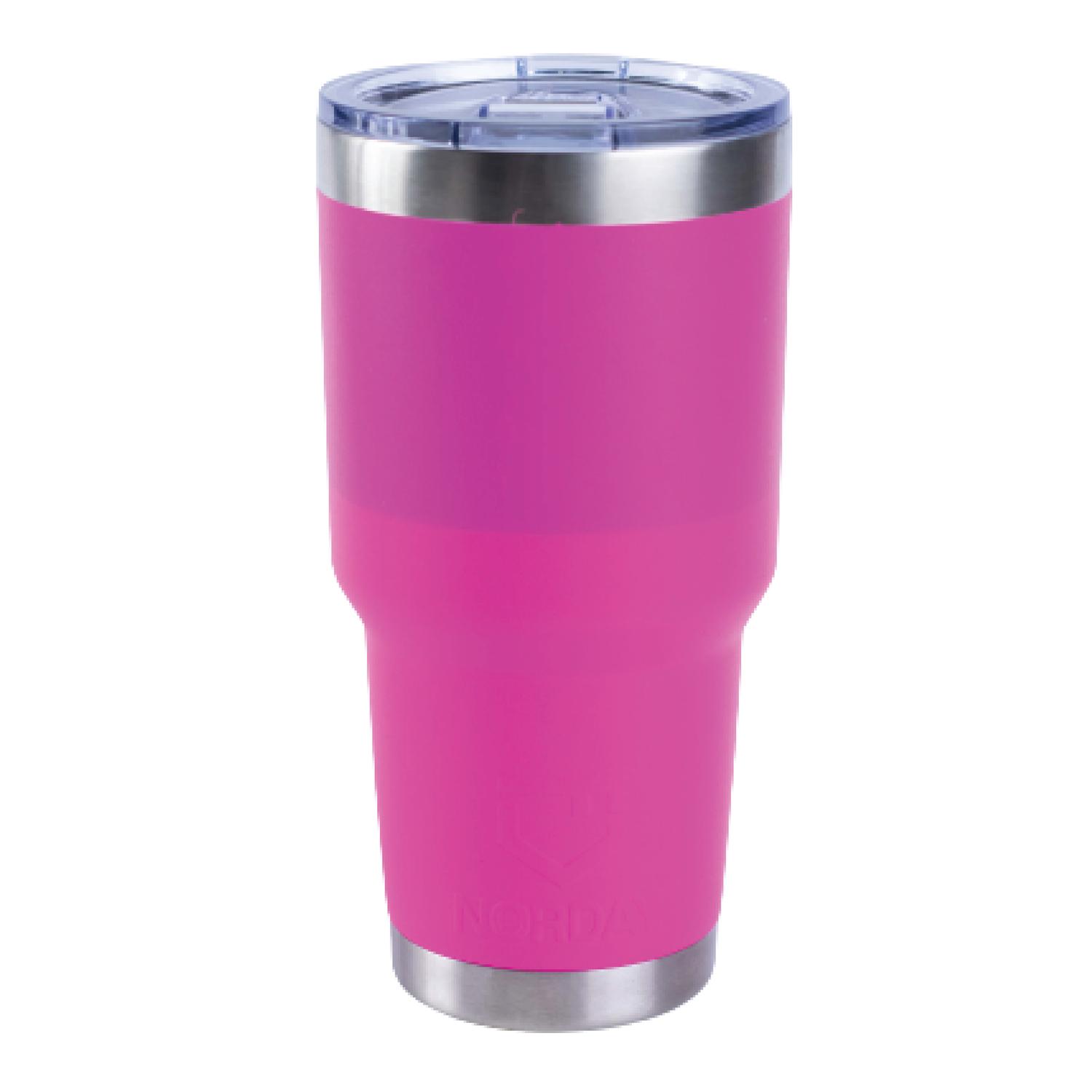 Foto 2 pulgar | Vaso de Acero Inoxidable NORDAY 30TBLACK color Rosa Termo Tumbler 30 OZ Mantiene Temp 8 a 24 HRS Super Resistente