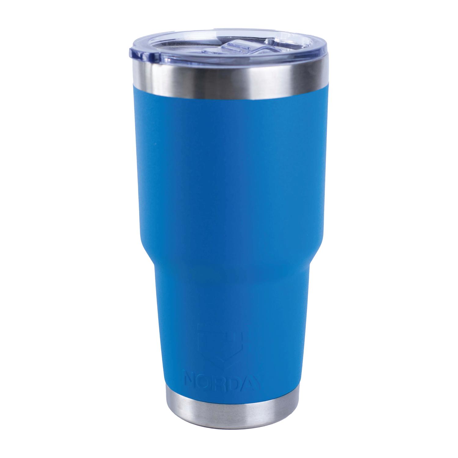 Foto 2 pulgar | Vaso de Acero Inoxidable NORDAY 30TBLACK color Azul Termo Tumbler 30 OZ Mantiene Temp 8 a 24 HRS Super Resistente