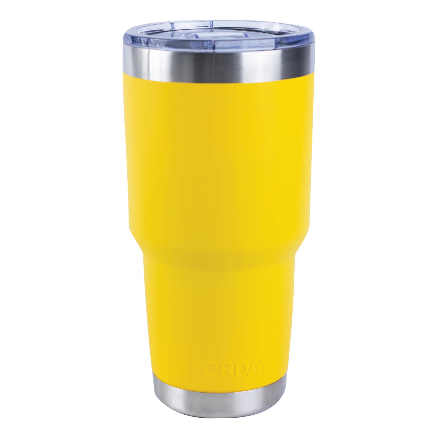 Foto 2 pulgar | Vaso de Acero Inoxidable NORDAY 30TBLACK color Amarillo Termo Tumbler 30 OZ Mantiene Temp 8 a 24 HRS Super Resistente