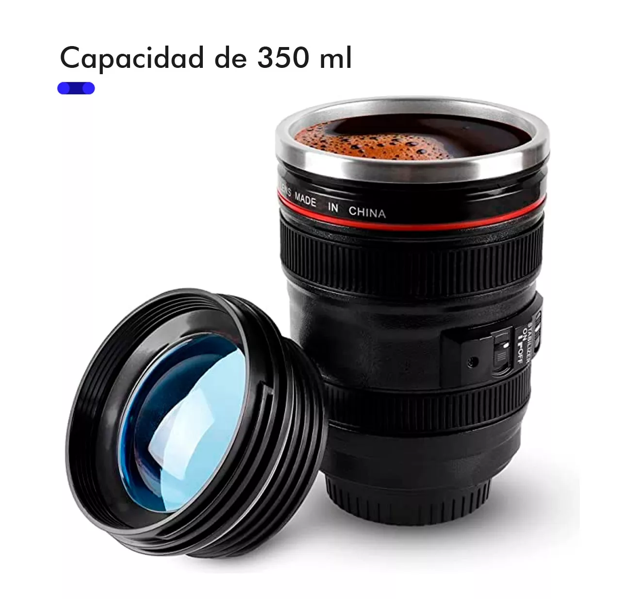 Foto 4 pulgar | Termo Belug Lente Fotográfico con Tapa 350 ml