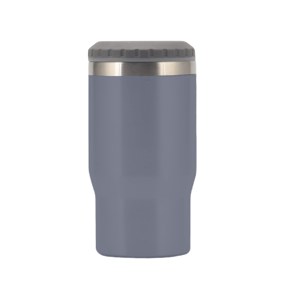 Foto 5 pulgar | Termo Origami Home Porta Botellas 2 En 1 Gris 14 Oz. Doble Capa