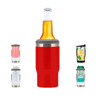 Foto 3 | Termo Origami Home Porta Botellas 2 En 1 Rojo 14 Oz. Doble Capa