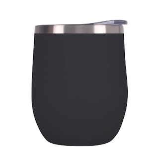 Foto 2 | Termo Origami Home Copa De Vino Negro 355 Ml Doble Capa