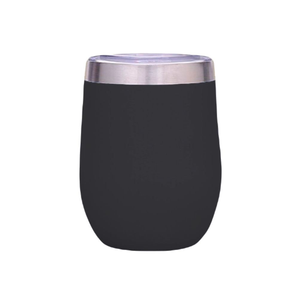 Foto 4 | Termo Origami Home Copa De Vino Negro  355 Ml Doble Capa