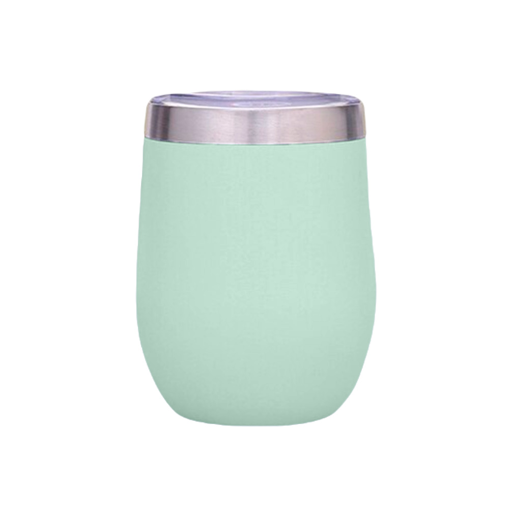 Foto 5 pulgar | Termo Origami Home Copa De Vino Verde Menta 355 Ml Doble Capa