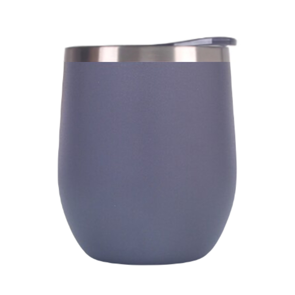 Foto 2 | Termo Origami Home Copa De Vino Gris 355 Ml Doble Capa