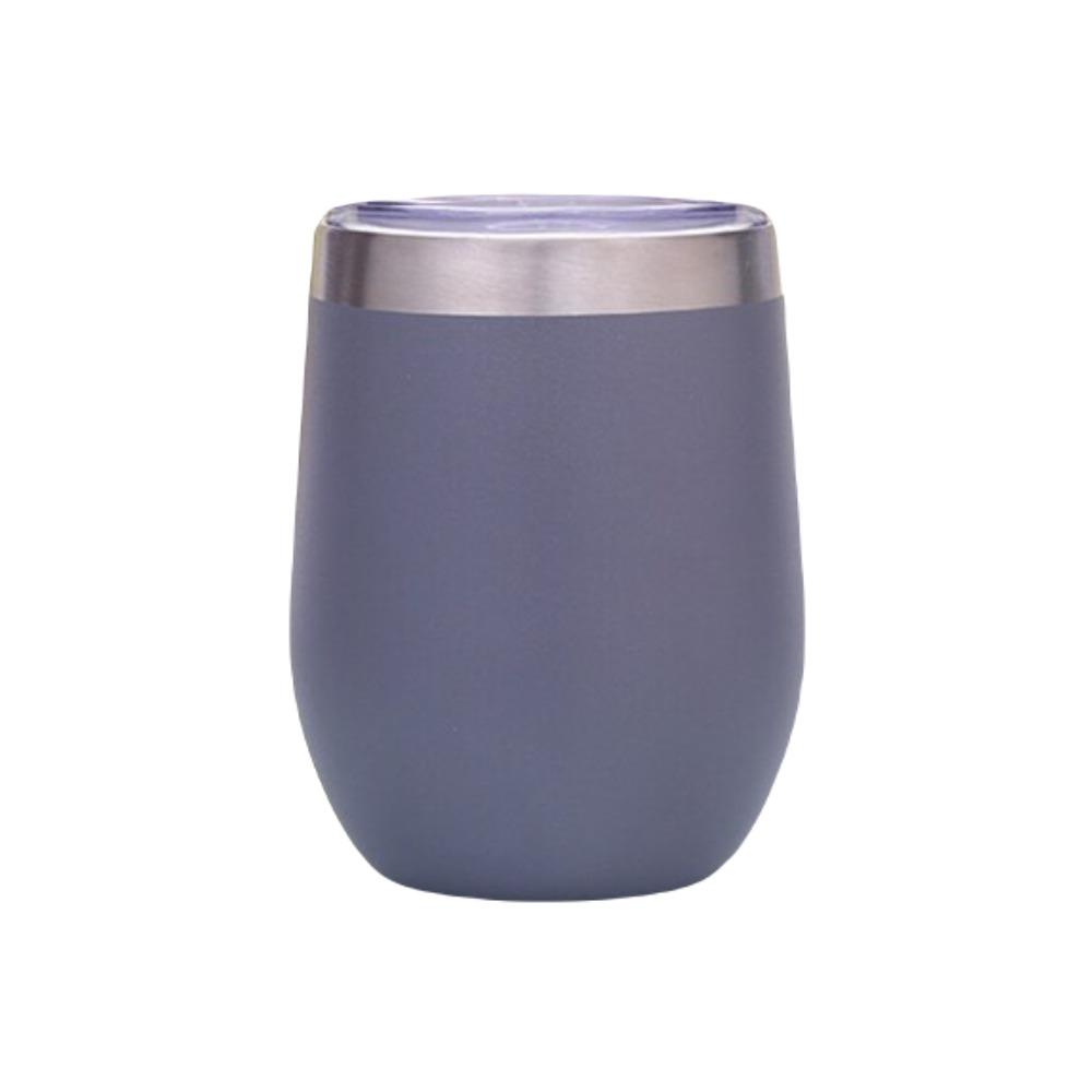 Foto 5 pulgar | Termo Origami Home Copa De Vino Gris 355 Ml Doble Capa