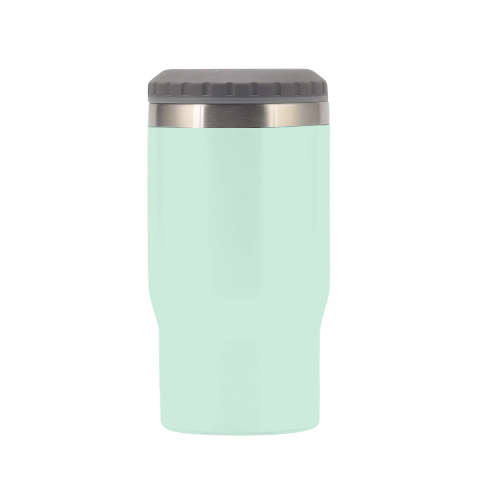 Foto 5 pulgar | Termo Origami Home Porta Botellas 2 En 1 Verde Menta 14 Oz. Doble Capa