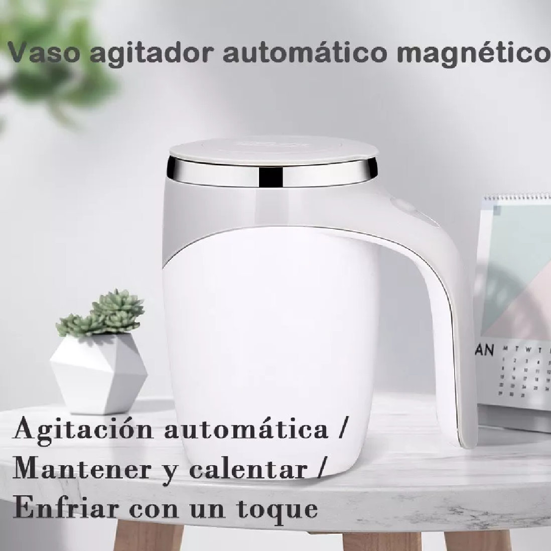 Foto 4 pulgar | Taza BELUG color Blanco de Mezcla Automática para Café de Acero Inoxidable 304