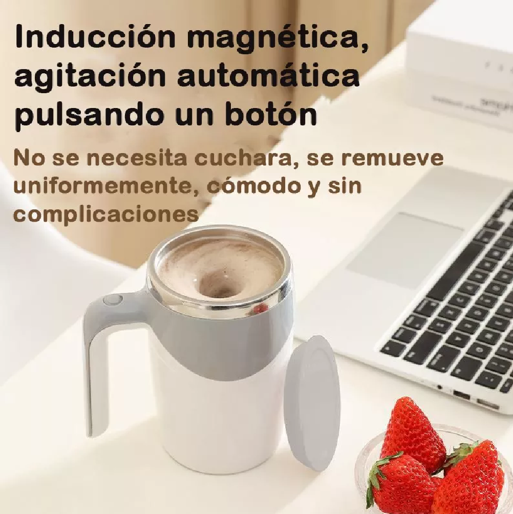 Foto 5 pulgar | Taza BELUG color Blanco de Mezcla Automática para Café de Acero Inoxidable 304