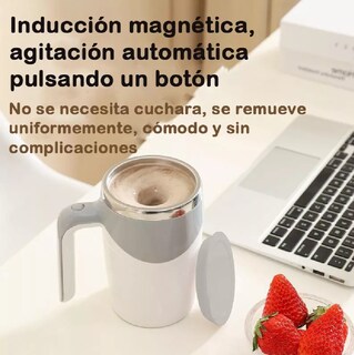 Foto 4 | Taza BELUG color Blanco de Mezcla Automática para Café de Acero Inoxidable 304