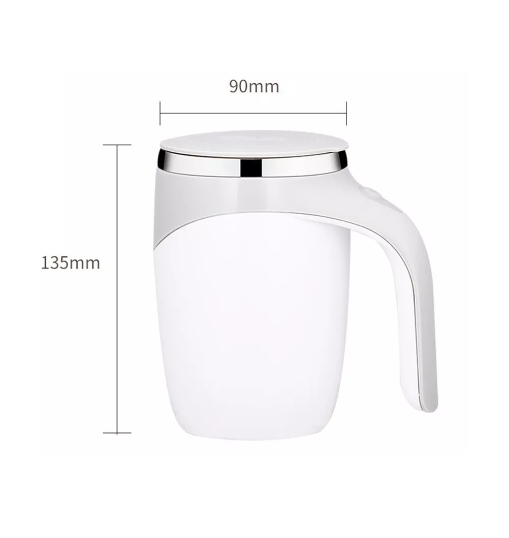 Foto 5 | Taza BELUG color Blanco de Mezcla Automática para Café de Acero Inoxidable 304