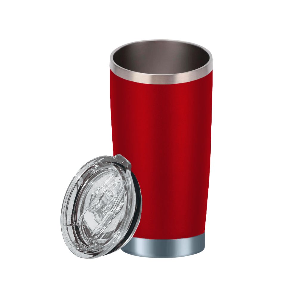 Termo Origami Home Vaso Térmico color Rojo 20 OZ Doble Capa Acero Inoxidable