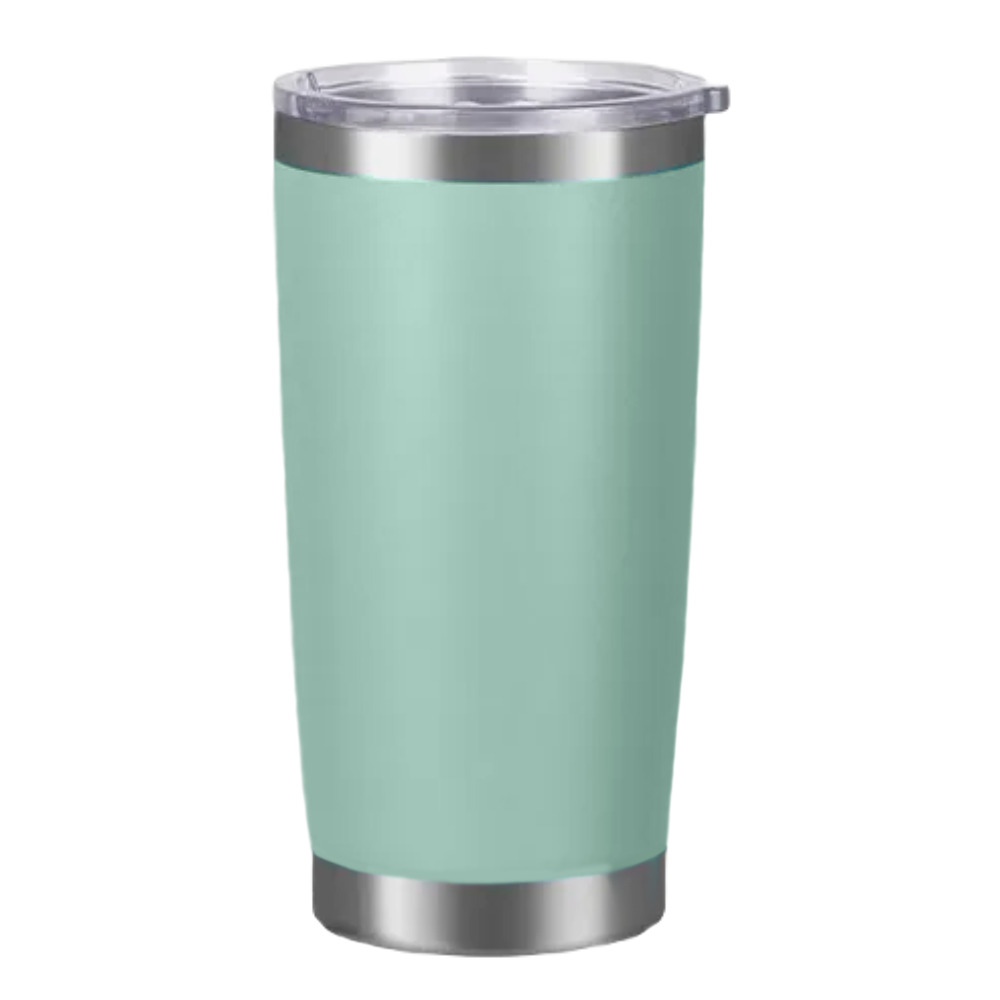 Foto 4 pulgar | Termo Origami Home Vaso Térmico color Verde Menta 20 OZ Doble Capa Acero Inoxidable