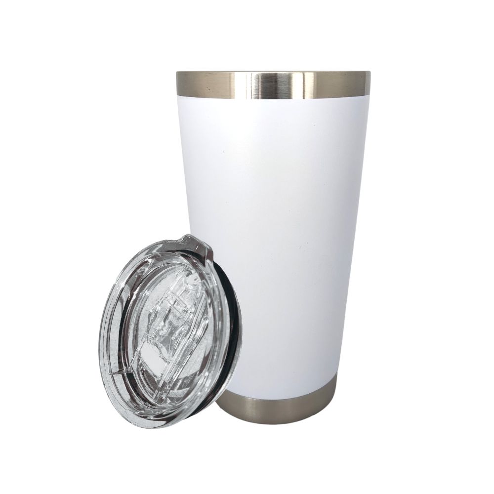 Foto 1 | Termo Origami Home Vaso Térmico color Blanco 20 OZ Doble Capa Acero Inoxidable