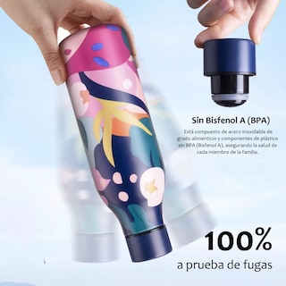 Foto 5 | Termo Botella Acero Inoxidable Belug 550 Ml Multicolor