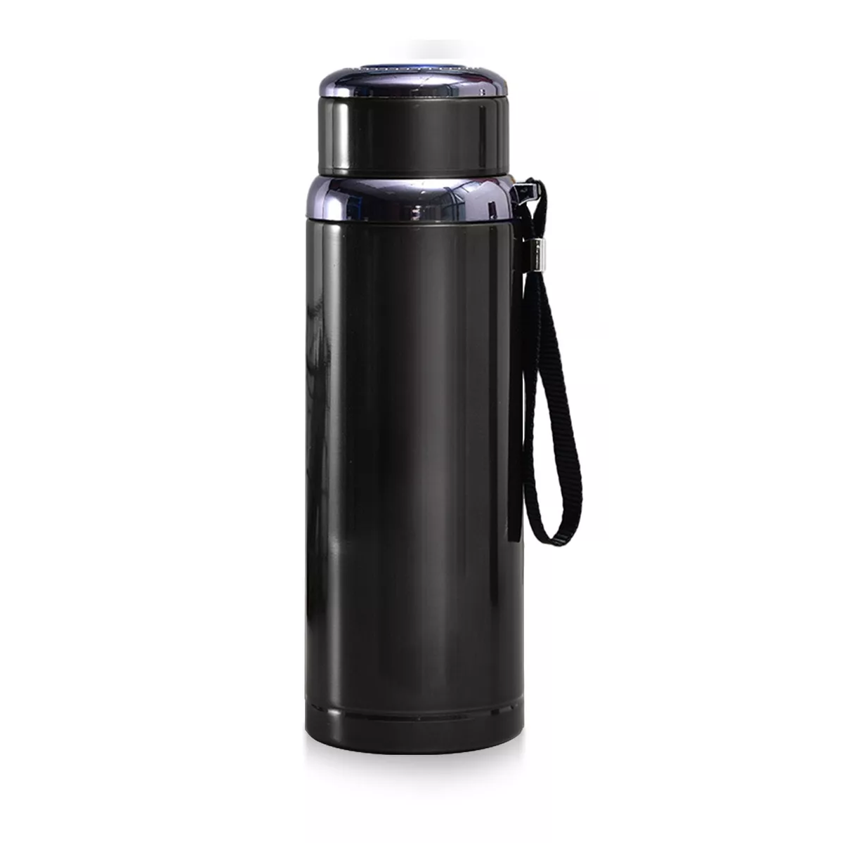 Termo de Acero Inoxidable Portátil Belug  1000ml color Negro