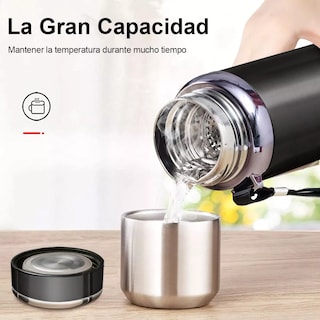 Foto 3 | Termo de Acero Inoxidable Portátil Belug 1000ml color Negro