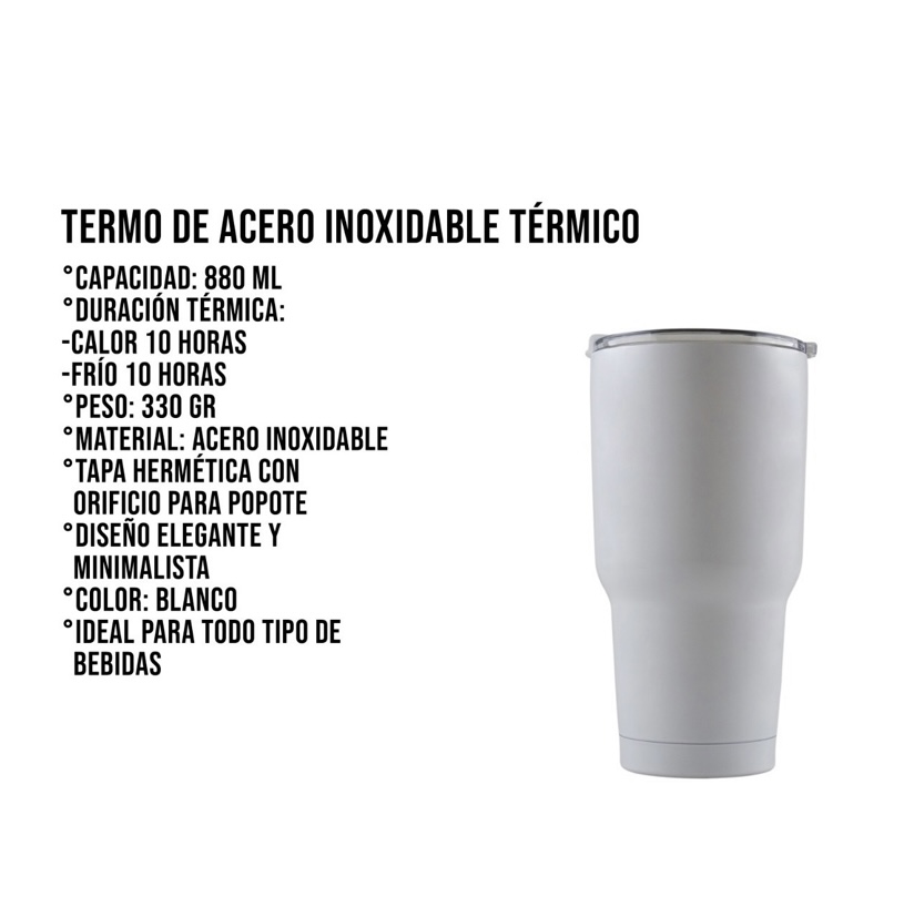 Foto 4 pulgar | Termo de Acero Inoxidable Funbu 30 oz