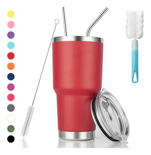 Foto 2 | Vaso Térmico Funbu color Rojo de Acero Inoxidable Calor y Frío 30 OZ