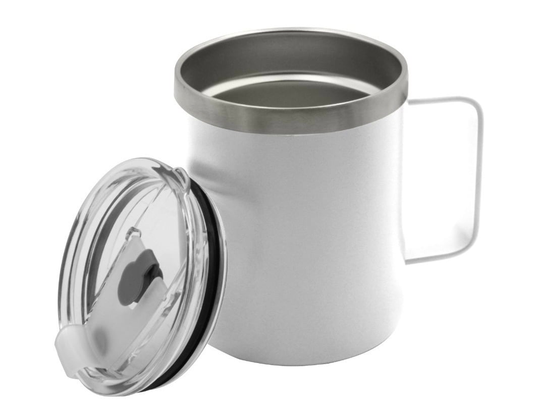 Termo 14 OZ de Acero Inoxidable Térmico Taza para Café 414 ML color Blanco $569