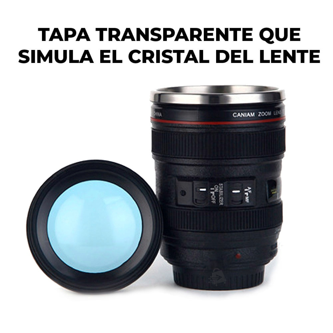 Foto 2 | Termo don Diseño de Lente de Cámara JustClick MX