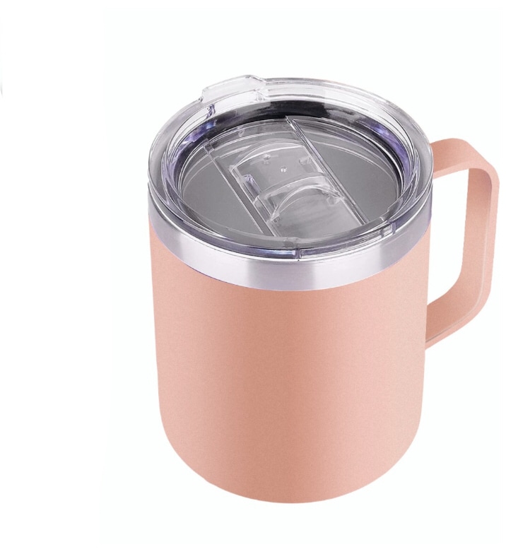 Termo 14oz de Acero Inoxidable Térmico Taza para Café 414ml color Rosa $103