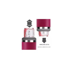 Foto 2 | Portalatas Eo Safe Imports Esi-9600 Rosa de Acero Inoxidable Vaso Térmico