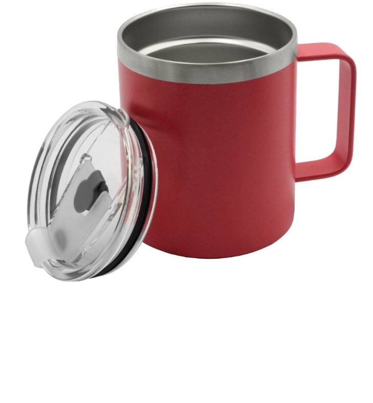 Termo 14 OZAS de Acero Inoxidable Térmico Taza para Café 414 ML color Rojo $199