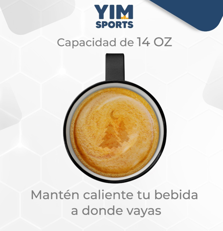 Foto 4 pulgar | Termo 14 OZAS de Acero Inoxidable Térmico Taza para Café 414 ML color Rojo