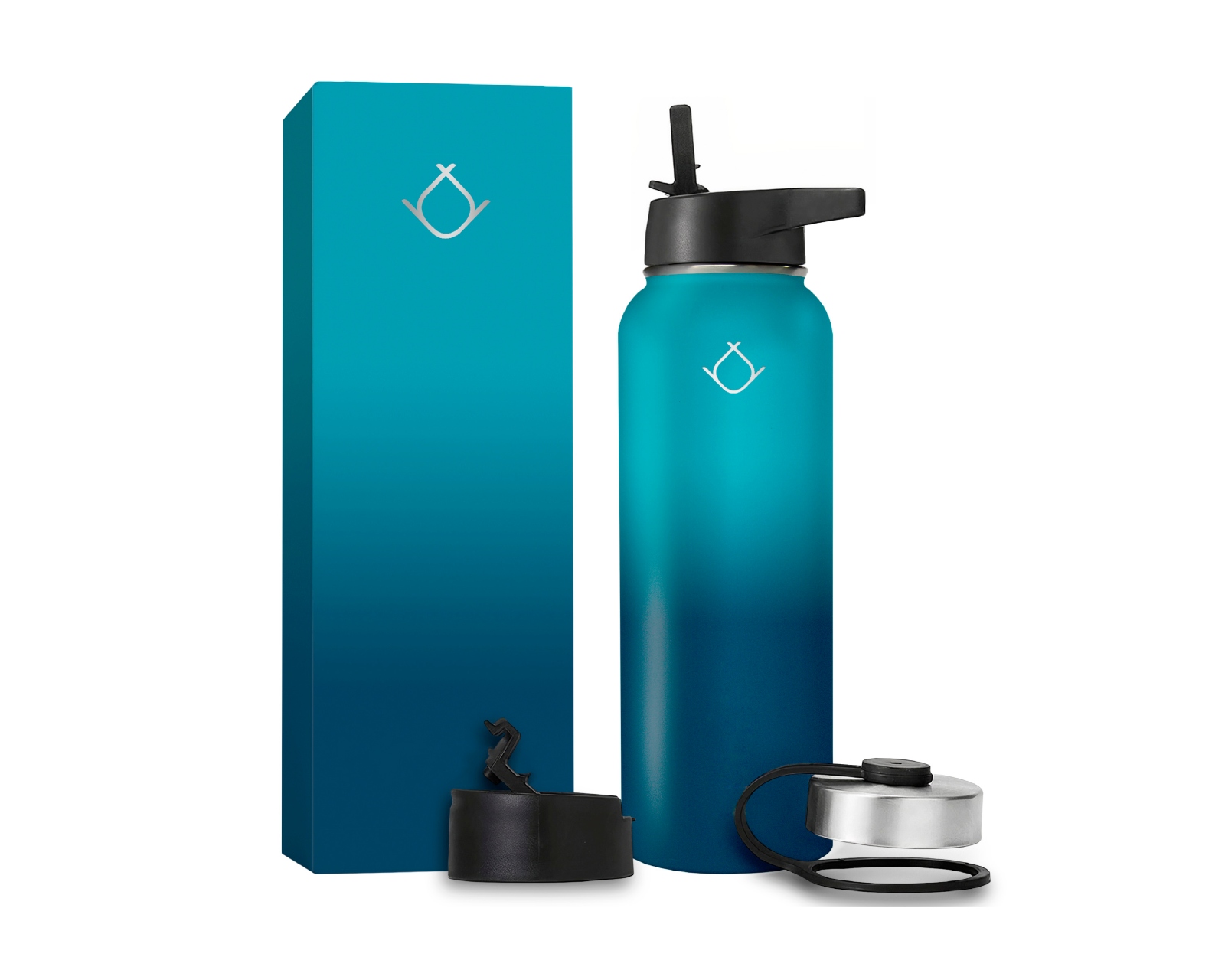 Hidranur Termo De Acero Inoxidable Con Doble Aislamiento Térmico 40 Oz (1182.94 Ml)