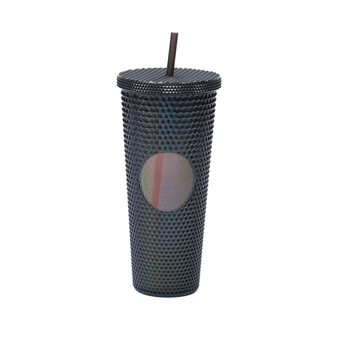 Foto 3 pulgar | Vaso con Popote Eo Safe Imports ESI-10447 Negro 24 Oz