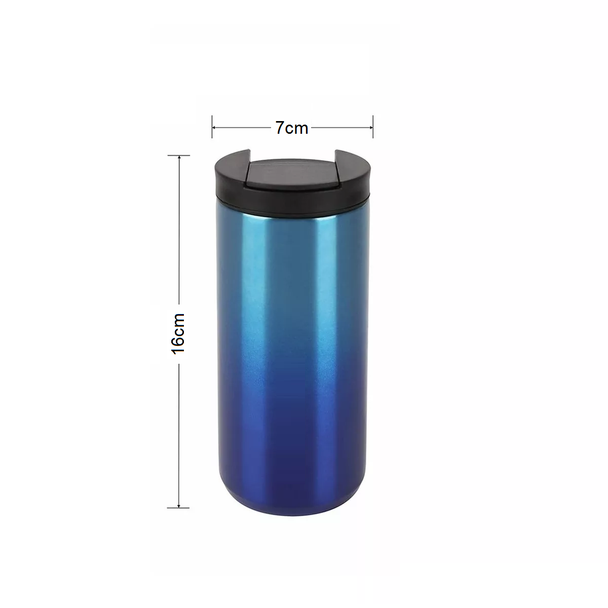 Foto 3 pulgar | Vaso Térmico Acero Inoxidable Eo Safe Imports Esi-10479 Azul 400 ml