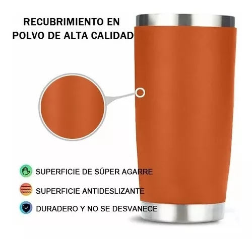 Foto 3 pulgar | Vaso Térmico Wünd Naranja de 20 Oz